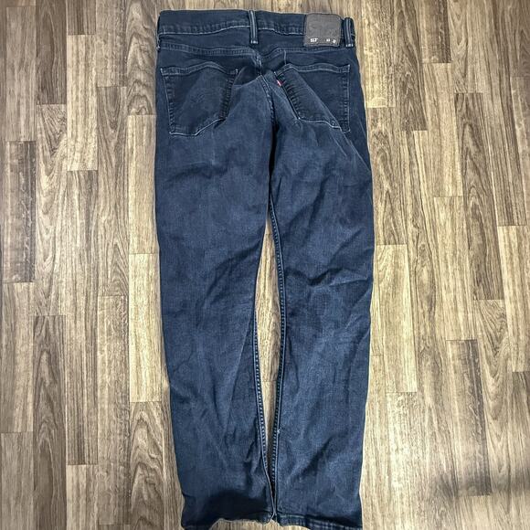 Levi’s 513 Slim Straight Jeans W33 L32 Dark Wash Denim USA Made 08513-0706 - Picture 1 of 8